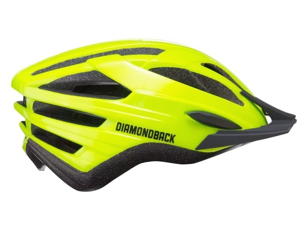 Diamondback Recoil Mountain Bike Helmet - Flash Yellow - Large (New)
