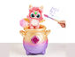 Magical Misting Cauldron with Interactive 8 inch Blue Plush Toy Pink