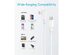 Anker USB-C to 90 Degree Lightning Cable (6 ft) White