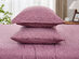 Kathy Ireland 4 Piece Heathered Jersey Knit Cotton Sheet Set (Full/Rose)