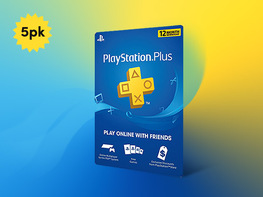 PlayStation Plus: 5-Yr Subscription Stackable Code Bundle