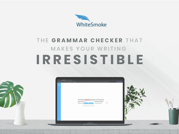 WhiteSmoke Grammar Checker Web Plan: 5-Yr Subscription