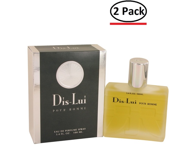 Dis Lui by YZY Perfume Eau De Parfum Spray 3.4 oz for Men (Package of 2)