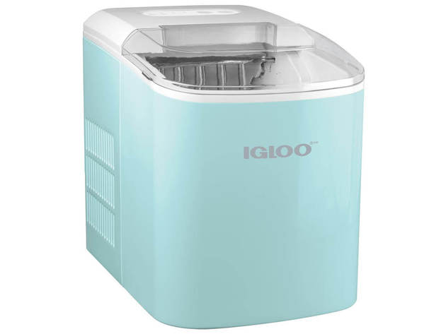 IGLOO ICEB26AQ 26 lb. Portable Ice Maker - Aqua