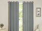 2 Panel: Maria Thermal Blackout Solid-Colored Grommet-Top Grey