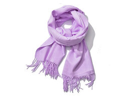 Lavisha Cashmere-Blend Shawl (Lavender)