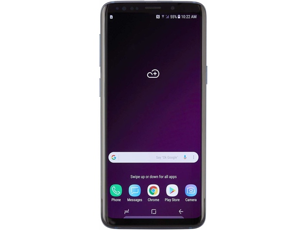 Samsung Galaxy S9 SM-G960U 8MP T-Mobile 4K 64GB 5.8” Amoled Display - Coral Blue (Used, No Retail Box)