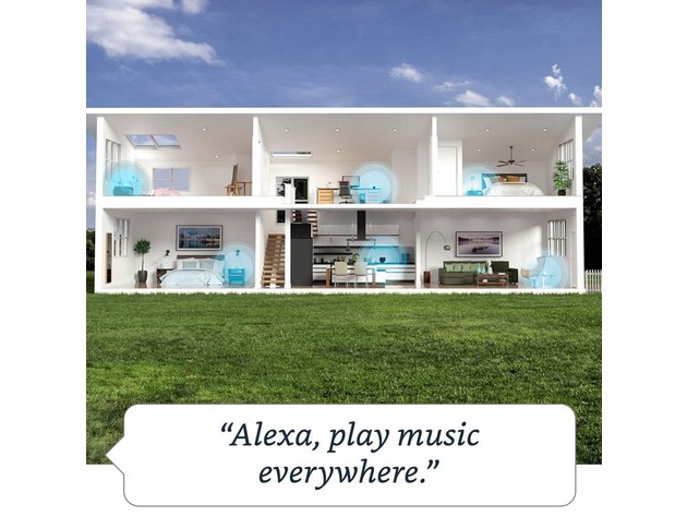 Amazon Echo Dot (4th Gen) Smart speaker with clock and Alexa - Twilight Blue