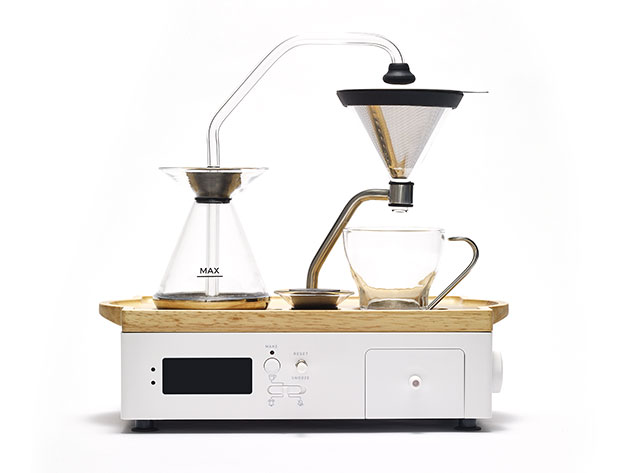 Barisieur Tea & Coffee Maker Alarm Clock (White)