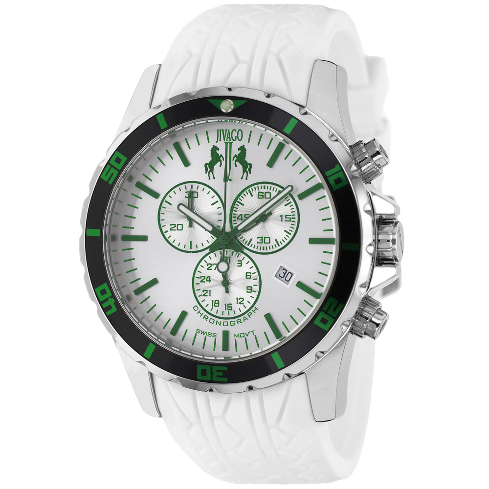 Jivago Men's Ultimate White dial watch - JV0126