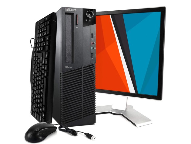 Lenovo ThinkCentre M91P Desktop Computer PC, 3.20 GHz Intel i5 Quad Core Gen 2, 4GB DDR3 RAM, 500GB Hard Disk Drive (HDD) SATA Hard Drive, Windows 10 Home 64bit (Renewed)