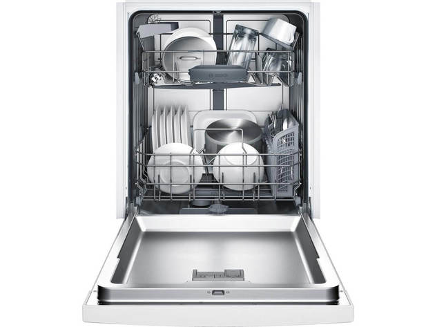 Bosch SHEM3AY52N 50 dBa White 100 Series Front Control Dishwasher