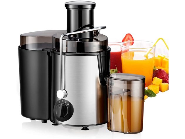 AICOK Juicer Juice Extractor High Speed for Fruit and Vegetable Dual Speed Setting Centrifugal Fruit Machine 400W