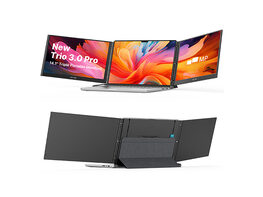 Trio 3 Pro 14.1" Tri-Screen Display for 15" -17.3" Laptops