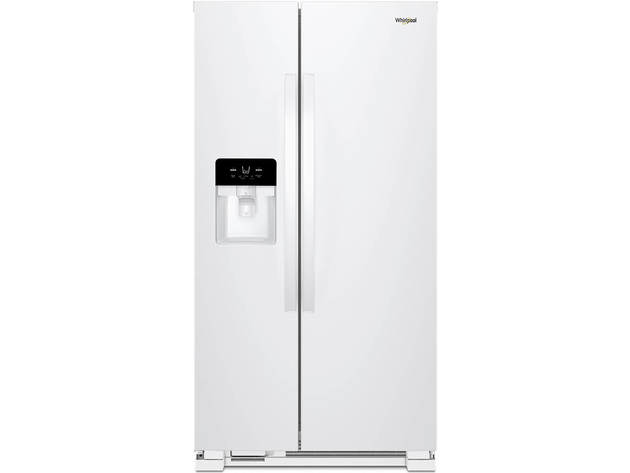 Whirlpool WRS325SDHW 25 Cu. Ft. White Side-by-Side Refrigerator