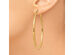Large Hoop Earrings in 14K Yellow Gold 2 Inch (2.00 mm)