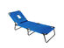 Costway Patio Foldable Chaise Lounge Chair Bed Outdoor Beach Camping Recliner Pool Yard Blue