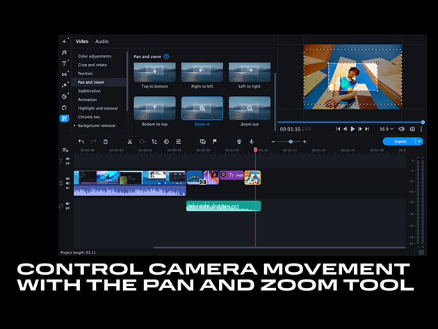 Movavi Video Editor 2023 for Mac: Lifetime Subscription 