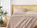 4-Piece Pre-Washed Microfiber Sheet Set (Rose/Queen)
