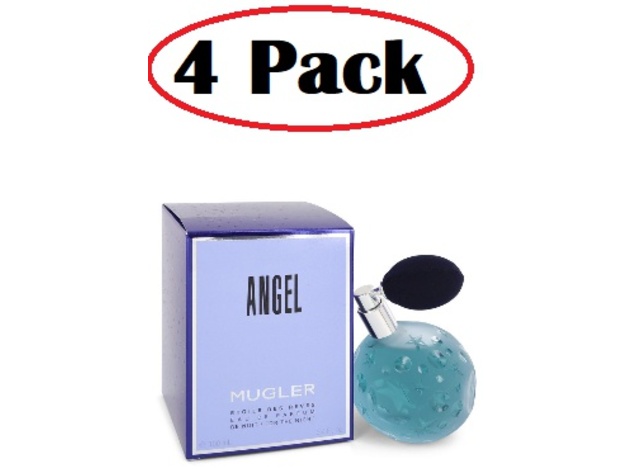 4 Pack of Angel Etoile Des Reves by Thierry Mugler Eau De Parfum De Nuit with Atomizer 3.4 oz