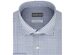 Michael Kors Men's Slim-Fit Non-Iron Airsoft Performance Stretch Check Dress Shirt Blue Size 16-36-37