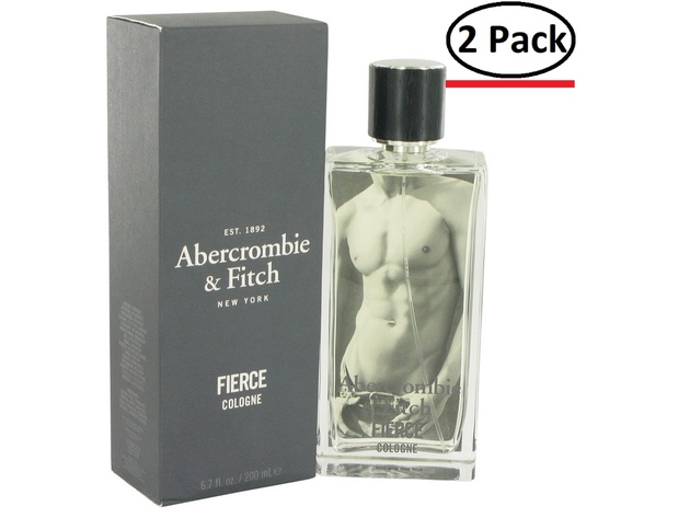 Fierce by Abercrombie & Fitch Cologne Spray 6.7 oz for Men (Package of 2)