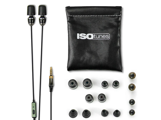 ISOtunes® Wired Noise-Isolating Earbuds