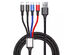4-Port Braided Rapid Charging Cable