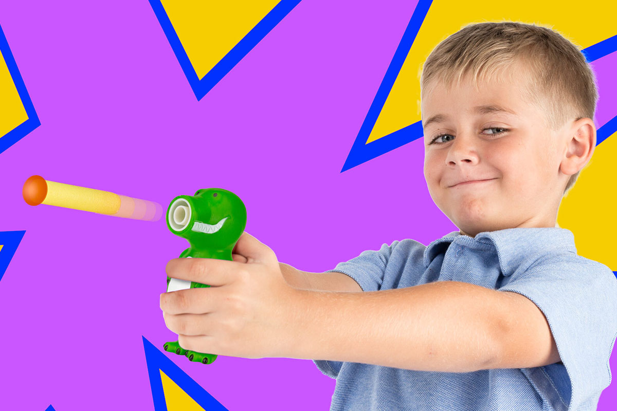 Children Dart Target Blaster Game with Animal Shooters
