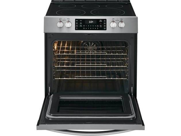 Frigidaire Gallery FGEH3047VF 5.4 Cu. Ft. Stainless Electric Range with Air Fry
