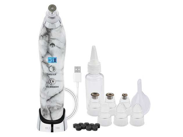Sonic Refresher Wet/Dry Microdermabrasion System (White Marble)