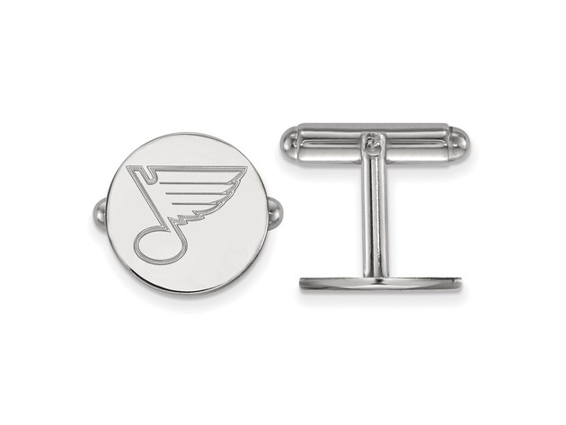 Sterling Silver NHL St. Louis Blues Cuff Links