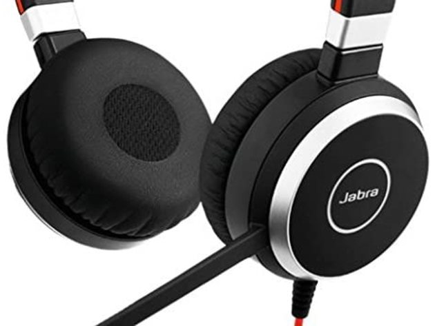 Jabra Evolve 40 Professional Wired Headset, Stereo, 3.5mm Jack/USB Connection (Refurbished)