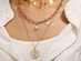 3-Piece Coin & Pearl Necklace