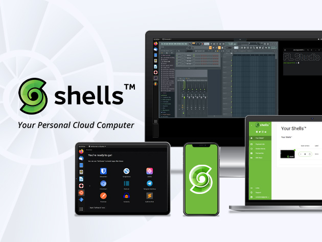 Shells™ Personal Cloud Computer: 1-Yr Subscription (Pro Plan)