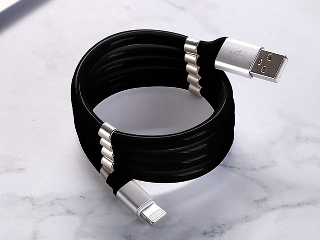Aduro Fidget Magnetic Self-Winding MFi Lightning Cable