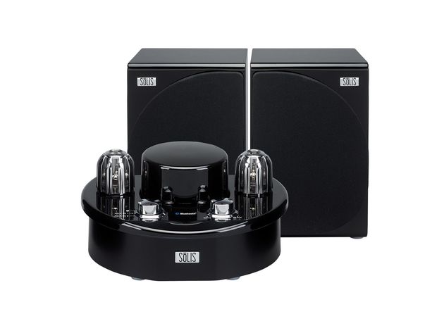 SOLIS So-7500 Bluetooth High Performance Wirelessly Stereo Vacuum Tube Audio System, Black (New Open Box)