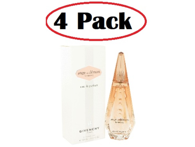 4 Pack of Ange Ou Demon Le Secret by Givenchy Eau De Parfum Spray 3.4 oz