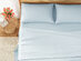 4-Piece Pre-Washed Microfiber Sheet Set (Blue/Full)