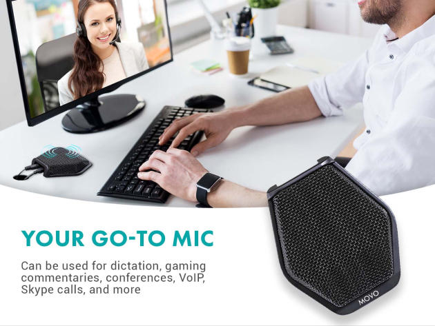 Movo USB Conference Computer Microphone
