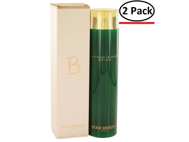 B De Boucheron by Boucheron Body Lotion 6.7 oz for Women (Package of 2)