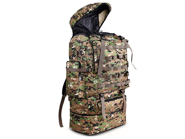 Waterproof Outdoor Camping Military Backpack (100L/Camouflage)