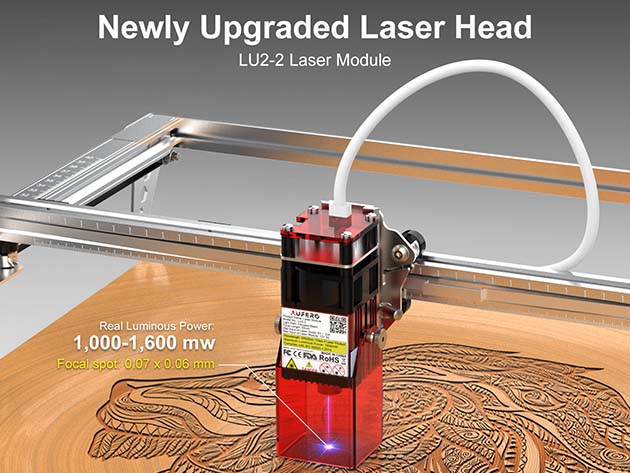 Aufero 15.4" Laser Engraver for Wood & Metal