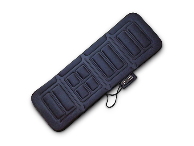 10-Motor Full-Body Massage Mat with Heat (Beige) | StackSocial