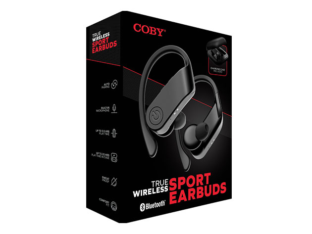 Coby True Wireless Sport Earbuds 