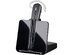 Plantronics Convertible Streamlined Design Wireless Bluetooth Headset - Black- (Used)