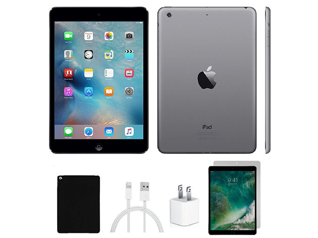 Apple iPad Mini 2 (2013) 32GB WiFi (Refurbished) & Accessories Bundle