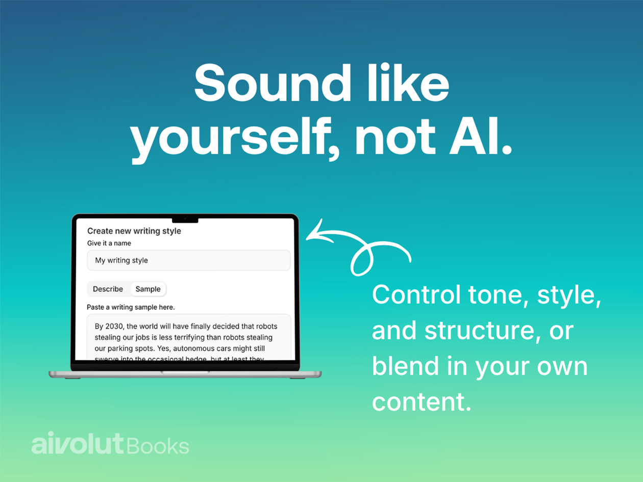 Aivolut AI Book Creator: Lifetime Subscription (Plus Plan)
