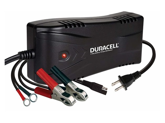 Duracell DRBM2A Black 2 Amp Battery Charger/Maintainer (Like New, No Retail Box)