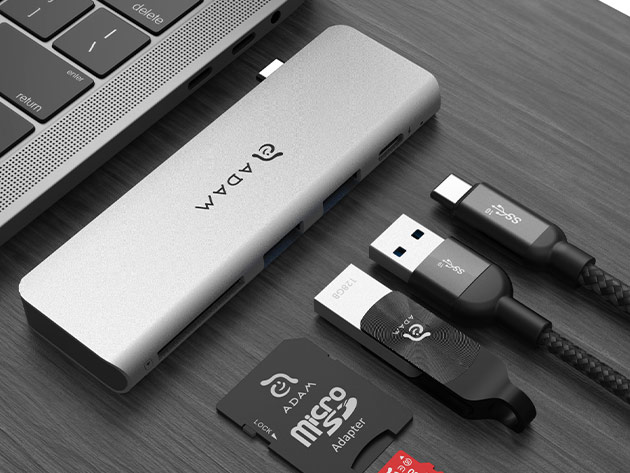 CASA Hub 5E USB-C 5-in-1 Card Reader Hub With PD 3.0 Fast Charge 